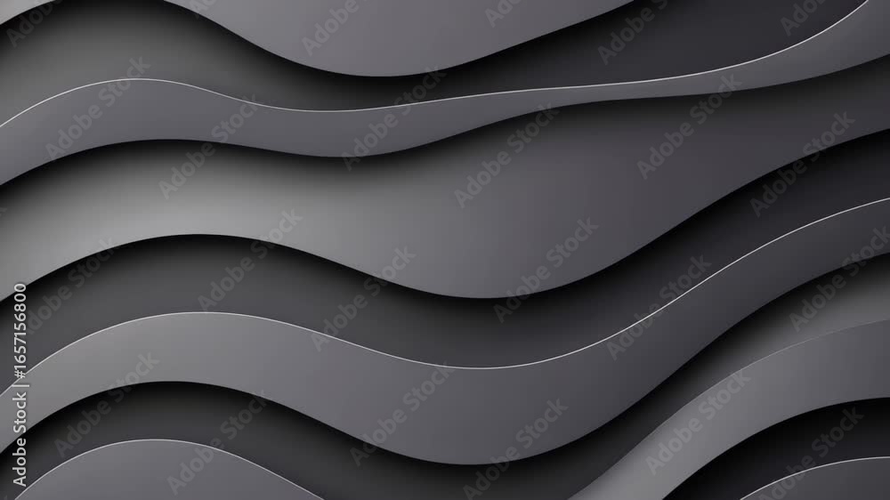 Poster abstract wave pattern: a modern abstract artwork, featuring a series of flowing wave-like forms in s