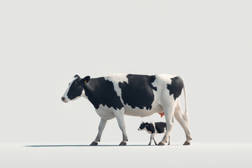 cow, farm, animal, Calf, spotted cow, dairy cow, cattle, field, meadow, agriculture, milk, cows, pasture, calf, standing, grazing, animals, farming, rural, nature, beef, dairy, silhouette, bull, meat,