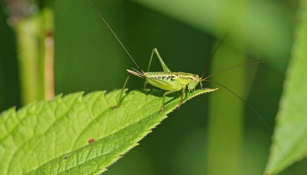 Small green insect on a leaf
