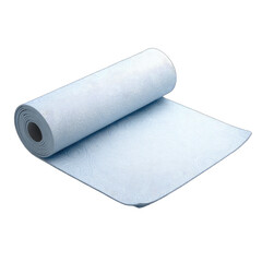 Fototapeta premium Light blue roll of absorbent material