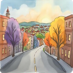 A city where every laugh, no matter how small, echoes infinitely, creating a cacophony of overlapping joys that never fade. 