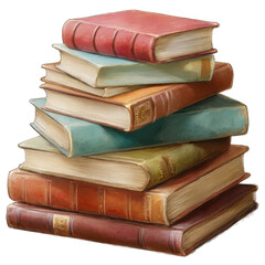 Fototapeta premium Stack of vintage books (1)