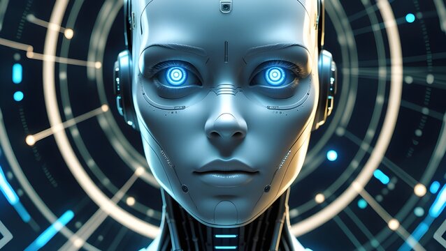 Science Fiction Robot with AI and Chatbot Technology: The Future of Artificial Intelligence, Medicine, and Science