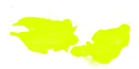 Watercolor smudge, neon yellow abstract textured brush stroke illustration symbolizing handmade artistic design concept for bold creative background modern decoration artwork