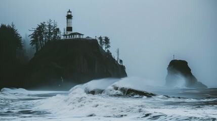 lighthouse on the coast