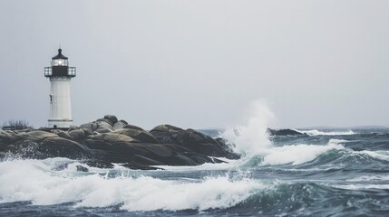 lighthouse on the coast