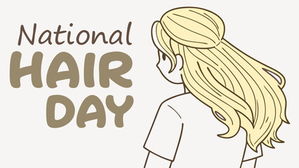 Celebrate national hair day with beautiful hairstyles and hair care tips for healthy and shiny hair