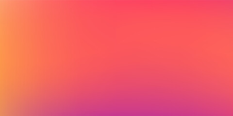 Gradient background. Orange, pink and purple colors. Simple abstract gradient