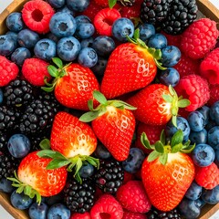 Mixed berries in a bowl