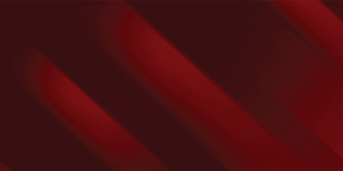 Fototapeta premium Red line with white architecture futuristic background minimal concept vector illustration subtle design.