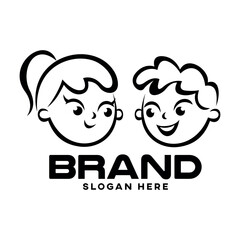Modern logo kids