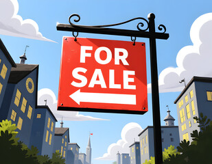 For sale signboard