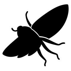 Leafhopper Silhouette 