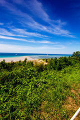 Obraz premium Elberta Beach Scenic Lookout, Michigan