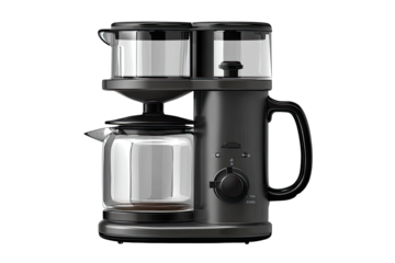 Modern black coffee maker (1)