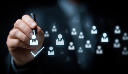 Selecting ideal candidate from talent pool