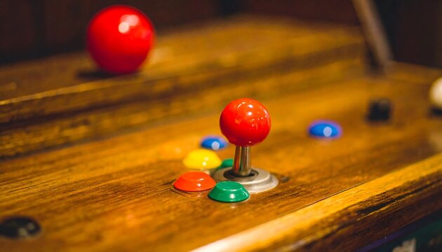Vintage arcade joystick