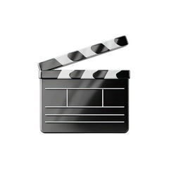 Fototapeta premium 3D Clapperboard Icon