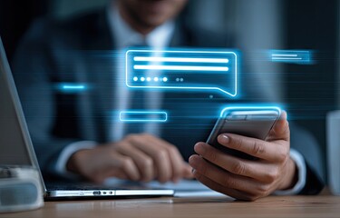 Secure mobile payment transaction displayed on phone