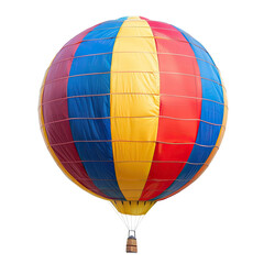 Hot Air Balloon Floats in the Sky