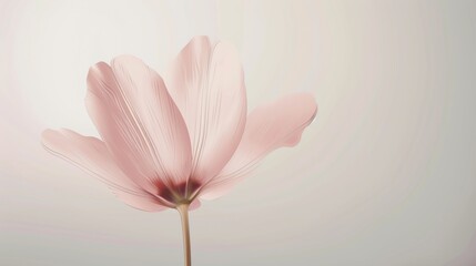 Obraz premium Fresh Blooms in Close-Up: A Flower’s Beauty Against a Pure Background