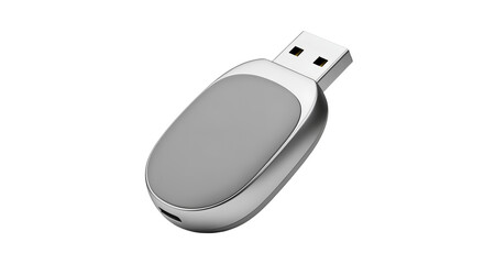 Wireless Computer Mouse Silver Modern Slim Ergonomic Desktop Accessory