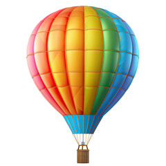 Fototapeta premium Colorful hot air balloon (8)