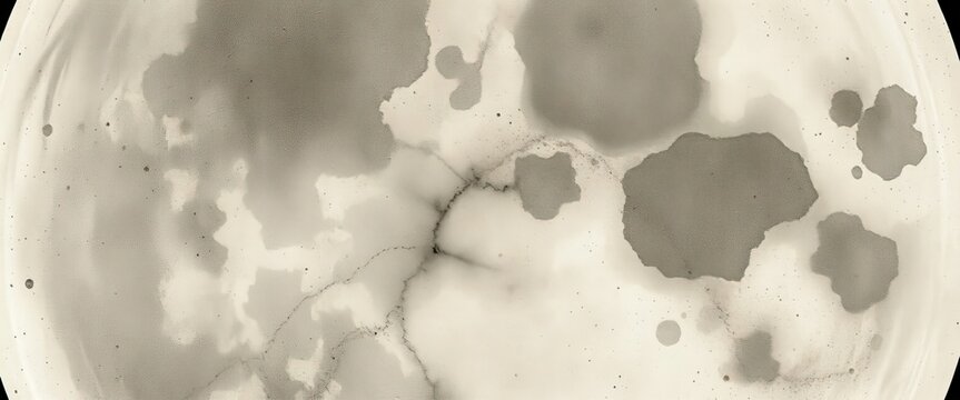 Abstract textured surface with organic ink blotches and subtle crackle effect