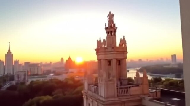 Cityscape dawn
