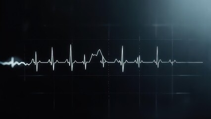 Heartbeat monitor display
