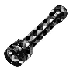 flashlight halftone grunge vector design element