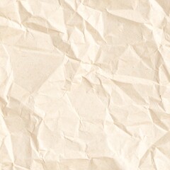 Obraz premium Crinkled off-white paper texture