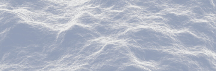 3D snowdrift surface. Snow mountain