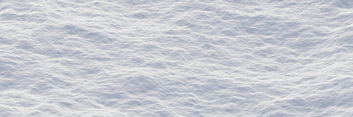 3D snowdrift surface. Snow mountain