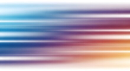 Dynamic abstract background with vibrant horizontal motion blur lines, suggesting rapid movement, technology, and data flow in a futuristic digital landscape perfect for banners or presentations.