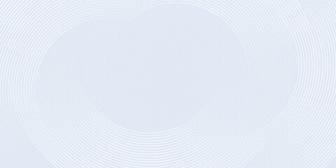 Panaromic blue modern background with circle elements. Design simple minimalist good art illustrations abstract gradient line pattern