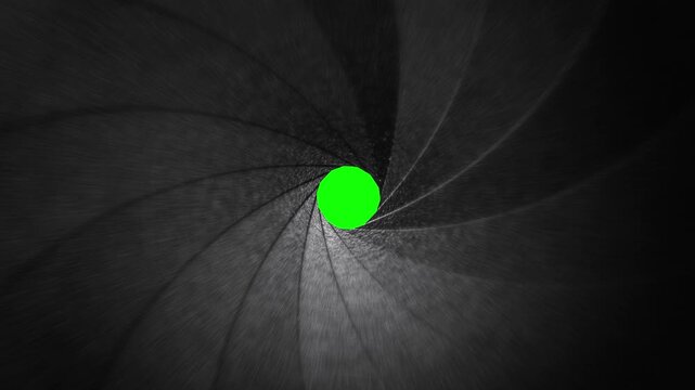 Mechanical iris of a camera lens is the opening mechanism that controls the aperture. Circular blades that create a precision opening controlling amount of light and the depth of field in focus.