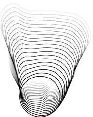 Circle wave line with dynamic geometric. Futuristic technology concept