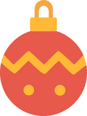 christmas ball on a white background