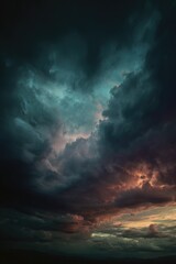 Obraz premium Dramatic sunset cloudscapes