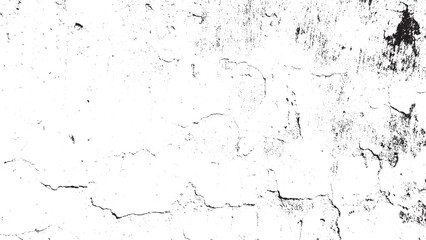 Black and White Grunge Cracked Wall Texture Overlay Abstract Background