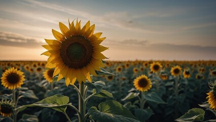 sunflowers in the field