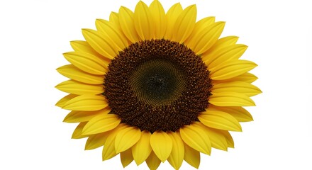 Naklejka premium Vibrant sunflower blossom