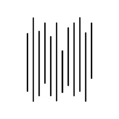 Hatch line samless texture. Straight line pattern surface. Vector illustration. 