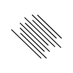 Hatch line samless texture. Straight line pattern surface. Vector illustration. 