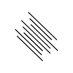 Hatch line samless texture. Straight line pattern surface. Vector illustration. 