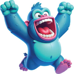 Gorilla character © Inoe