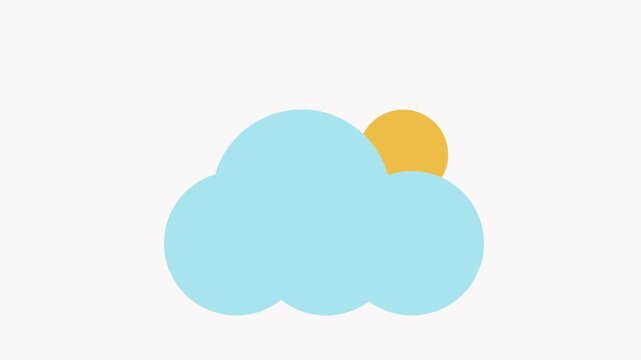 Cloud icon design template isolated
