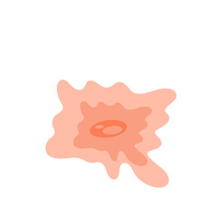 Human fibroblast cell vector illustration