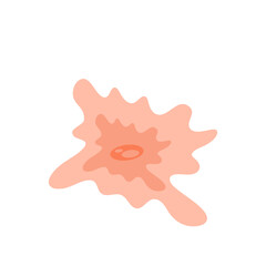 Human fibroblast cell vector illustration